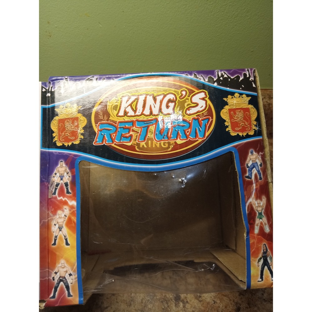 Liberty Imports Kings Return Arena Contend Super Wrestling Play Set Figures Ring